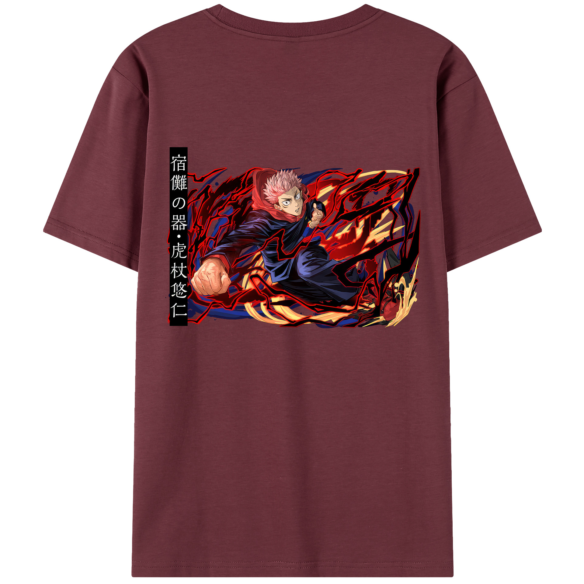 （画像用） 呪術廻戦 Jujutsu Kaisen 綿100％半袖Tシャツ（背面プリント）
